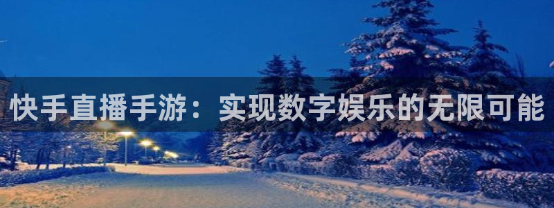 熊猫体育手机版：快手直播手游：实现数字娱乐的无限可能