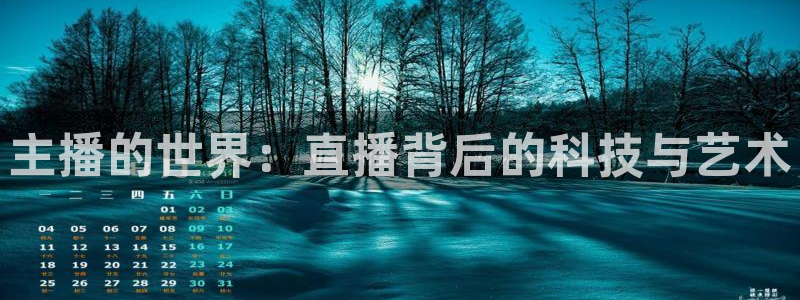 熊猫直播app下载：主播的世界：直播背后的科技与艺术