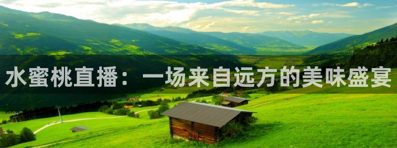 动感熊猫体育公园：水蜜桃直播：一场来自远方的美味盛宴